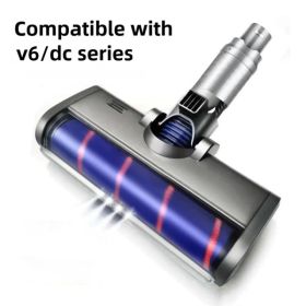 Replacement Turbo Brush For Dyson V6 / DC62 / V6 Series Vacuum Cleaners - Compatible Cleaning Head For Hard Floors & Carpets | Rotating Brush Rol (Option: FloorBrushHead)