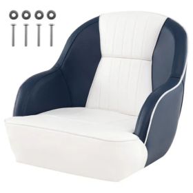 Universal Boat Seat - 4 Mounting Screws+Washers, Fits 5"x5"/5"x12" Swivel/Pedestals, 16lbs (Option: defaulttitle)