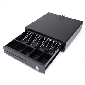 Electrically Opening Cash Drawer, Space-Saving Money Drawer With Coin & Banknote   Tray (Option: ASSHOW)