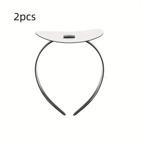 Strong Drop-resistant Hair Band Suitable For Graduation Cap (Option: Round-2pcs)