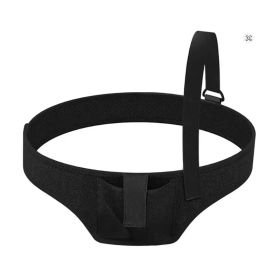 Multi Functional Outdoor Tactical Chloroprene Rubber Shoulder Leather Cover Breathable Hidden Underarm Gun Bag Hunting Flexible Chest Tool (Option: BLACK)